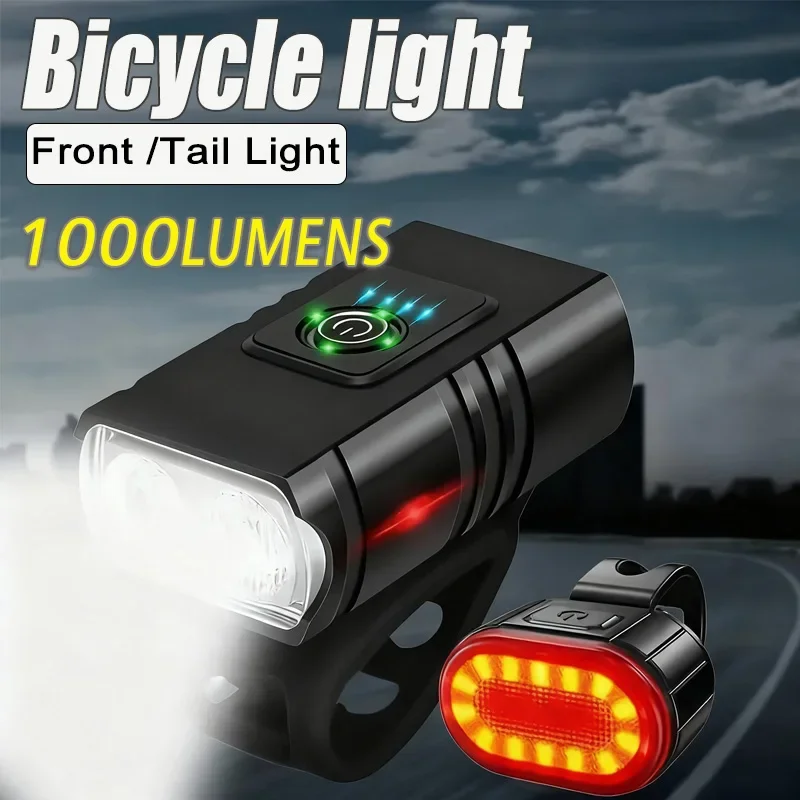 

Велосипедная фара, светодиодный передний фонарь для велосипеда, перезаряжаемая велосипедная лампа типа C, сверхлегкие фонари на руль, водонепроницаемый велосипедный фонарик