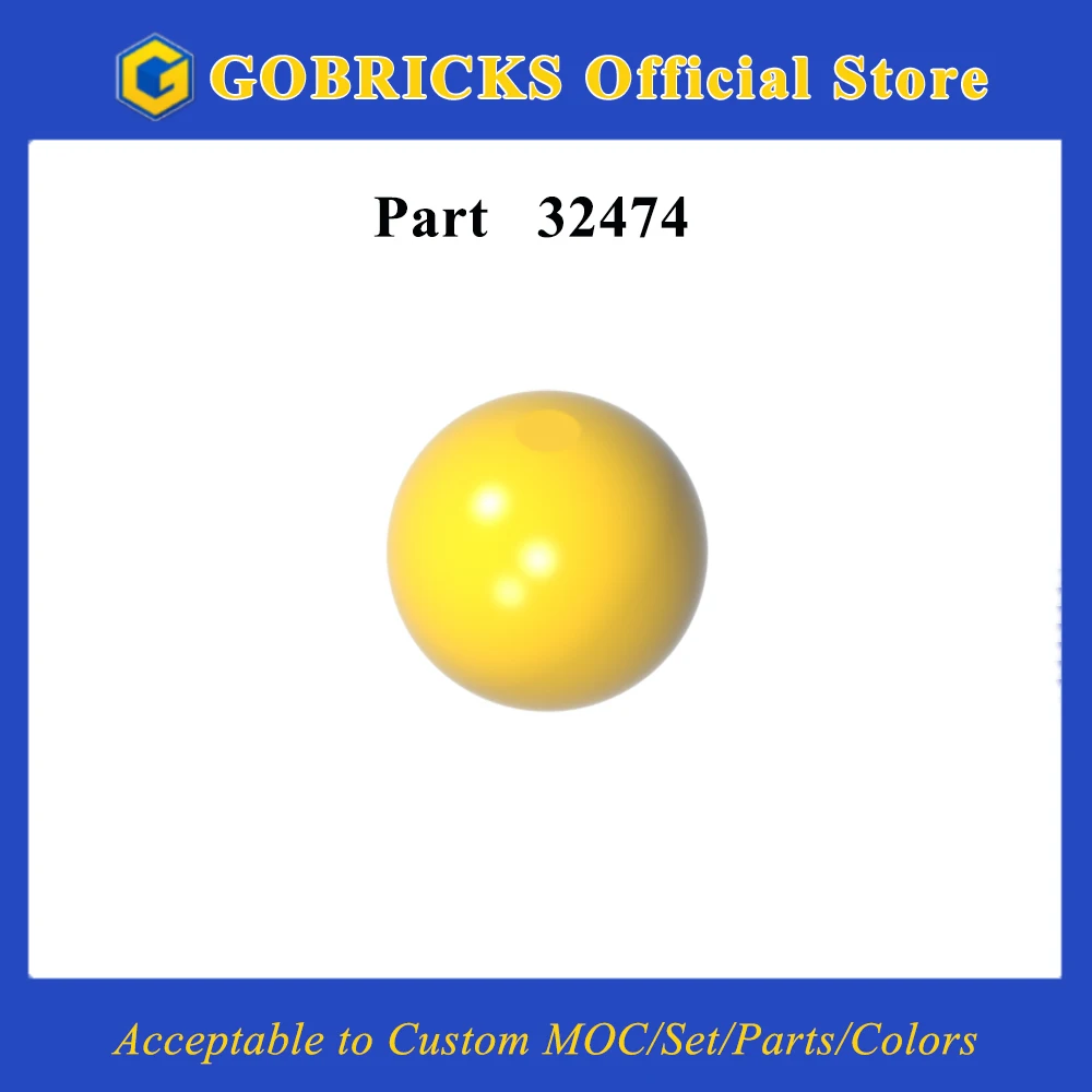 

Gobricks 32474 1 шт. MOC кирпичи технические детали шаровой шарнир частицы строительный блок сборка творческая конструкция сменная детская игрушка