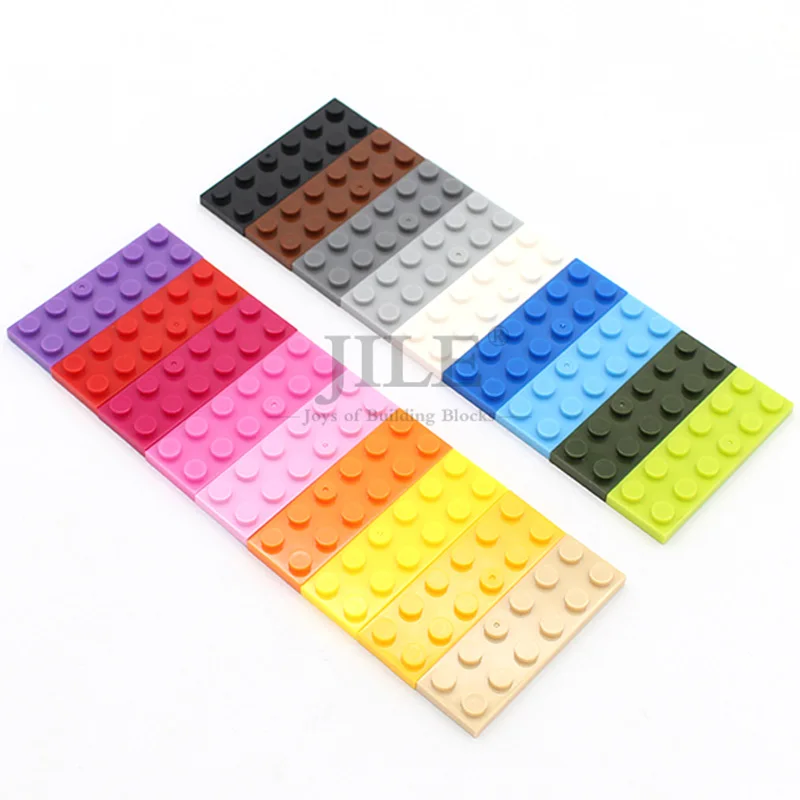 50pcs MOC Bulk Building Blocks Bricks Thin Figures Bricks 2x6 Dots Educational Creative Size Compatible with 3795 Toys