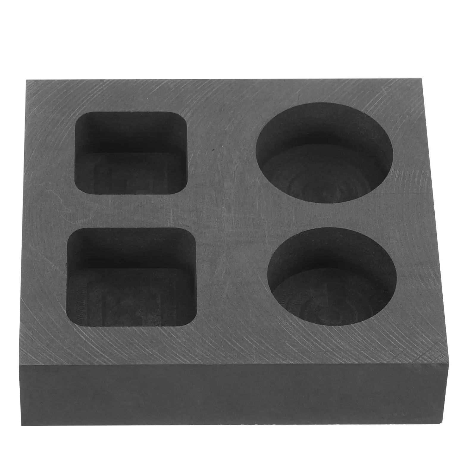 

Four Hole Graphite Molds Casting Metal Smelting Furnace Ingot Molds Melting Gold Silver Tools Crucible Non Ferrous Jewelry