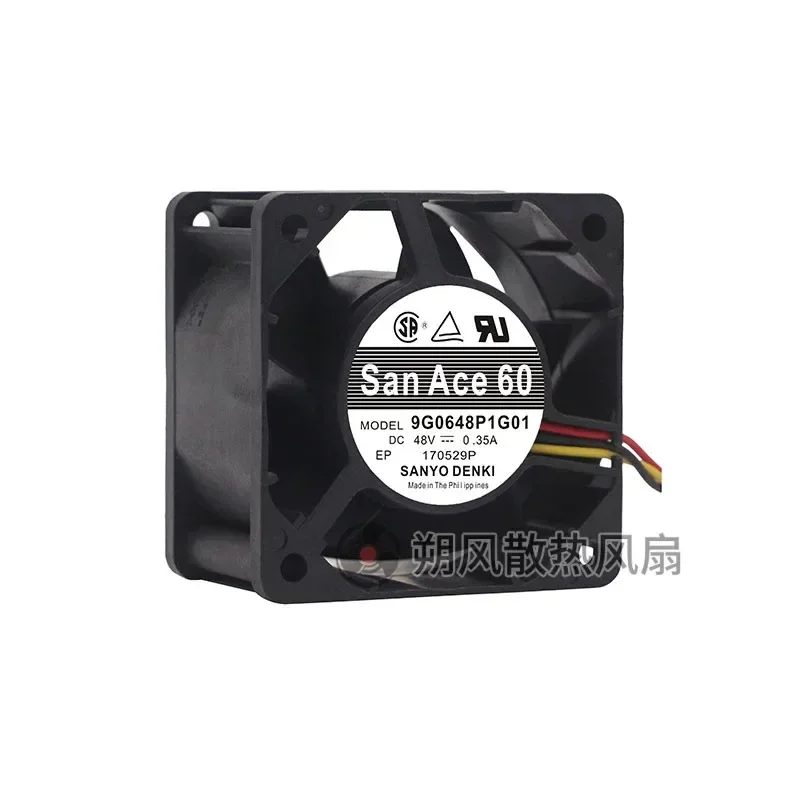 for Sanyo 9G0648P1G01 6038 48V 0.35A 12CM PWM Temperature Control Speed Regulation High Performance Cooling Fan