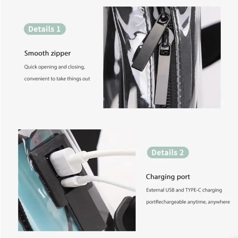 

340D Clear Sling Bag Fanny Pack Stadium Approve Crossbody Bag Chest Bag Purse Backpacks Purse for Sporting Event Concert