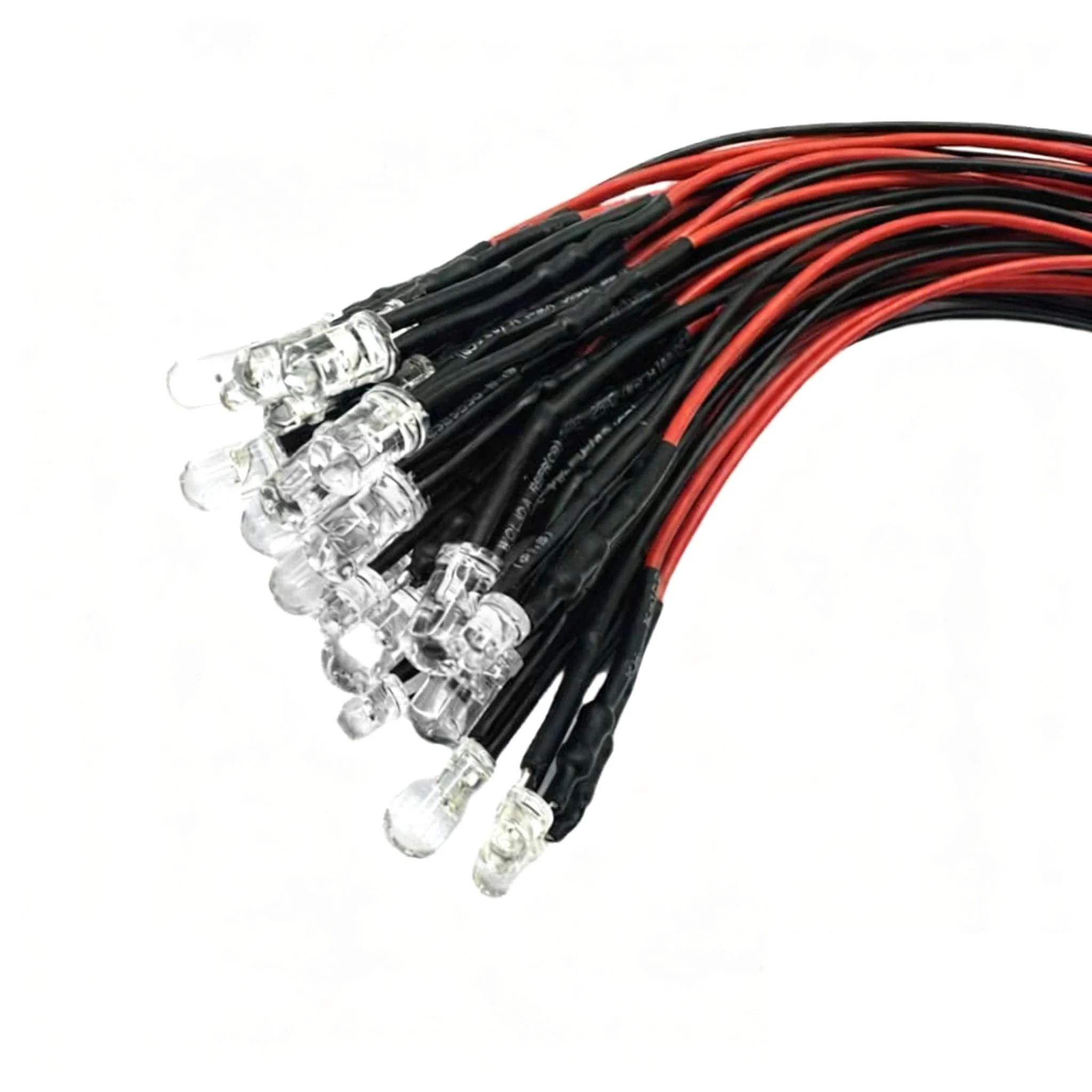 ไฟ LED แบบแฟลชเดี่ยว หัวกลม 3 มม./5 มม., ไฟ LED กระพริบอัตโนมัติ ขนาดเล็ก, 3V, 5V, 6V, 12V, 24V ไฟแสดงสถานะ