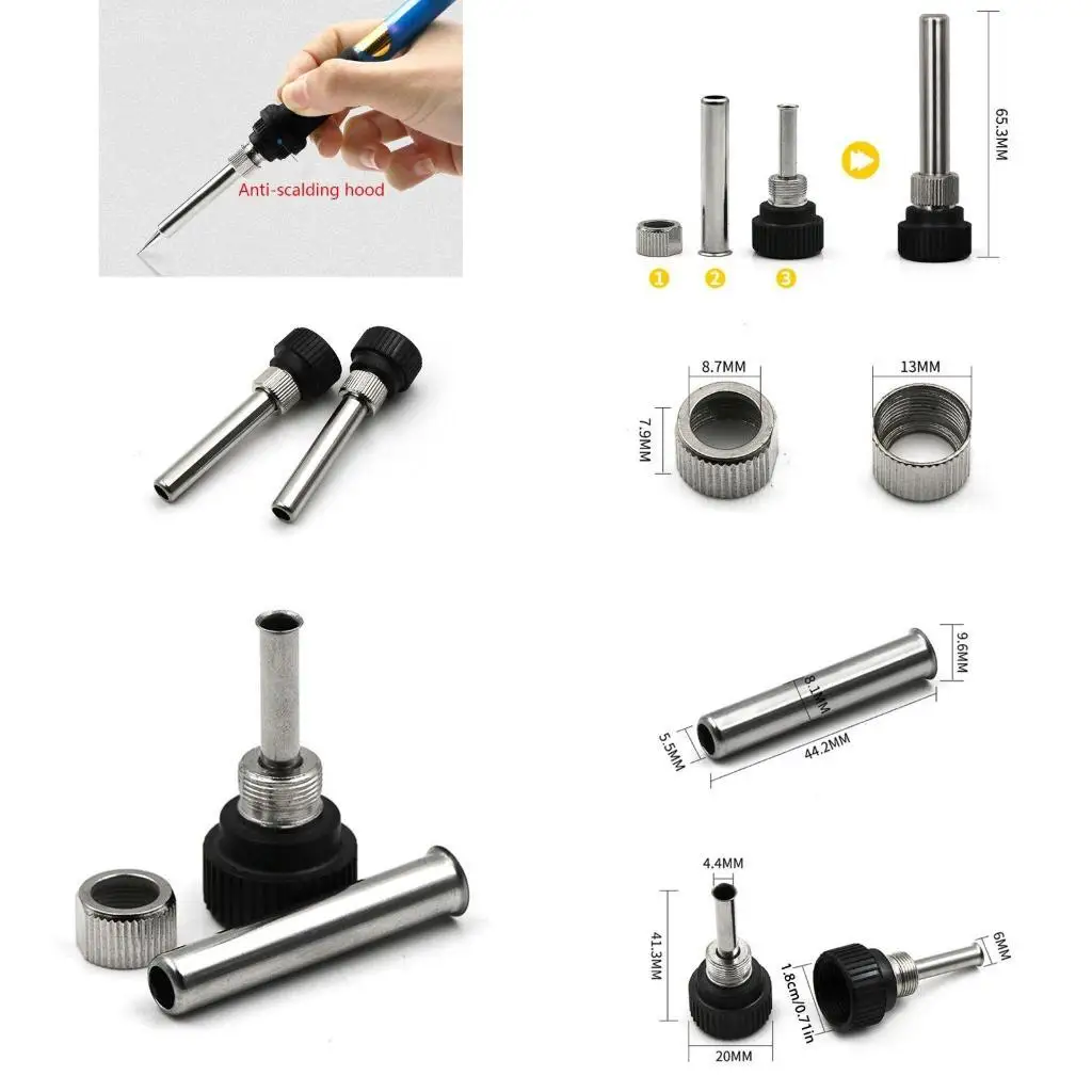 

R9UF Soldering Station Iron Handle Adapter Accessories for 936 937 938 969 for Head Cannula Tip Bushing