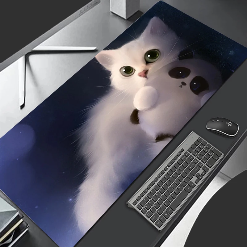 

Mouse Pad Kawaii Animals Gamer Mousepads Big Gaming Mousepad Large Keyboard Mat Waterproof Desk Pad Computer Laptop Mouse Pad