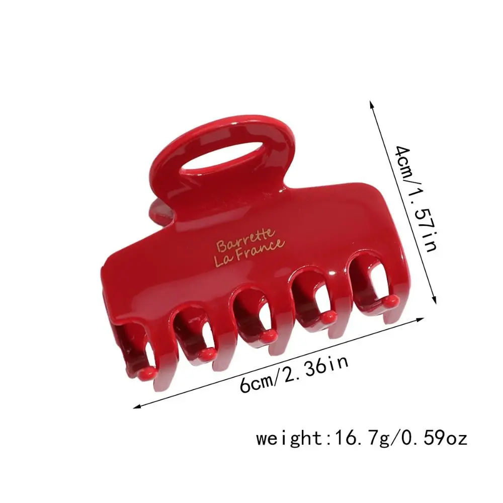 Простой корейский стиль, акриловый коготь для волос, геометрическая заколка для волос, квадратный коготь для волос, головной убор, держатель для хвоста, женский зажим в виде акулы, женский