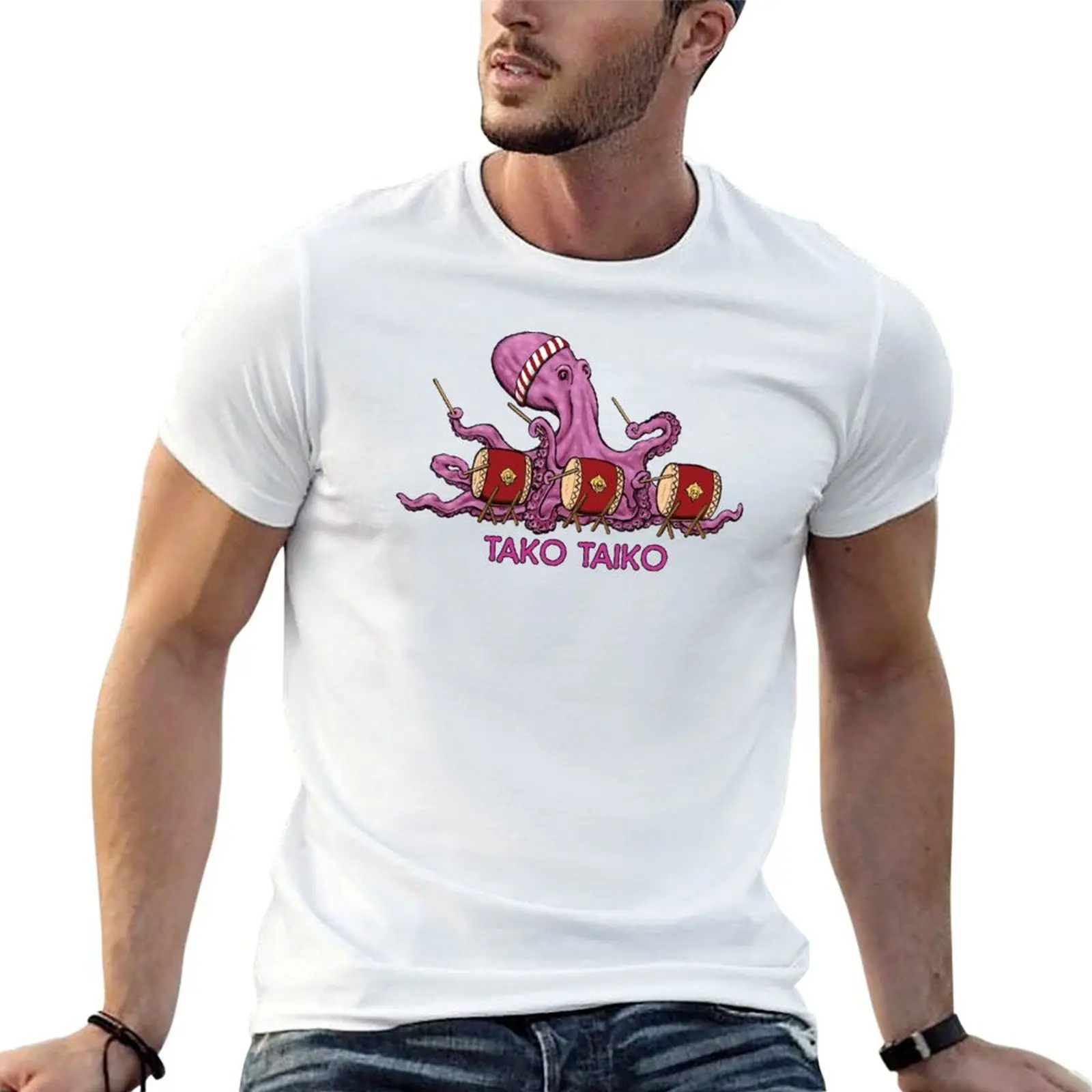 

Tako Taiko - Musical Multi-Limbed Mollusk T-Shirt t shirt personalised t shirts designer man t shirt luxury T-shirt