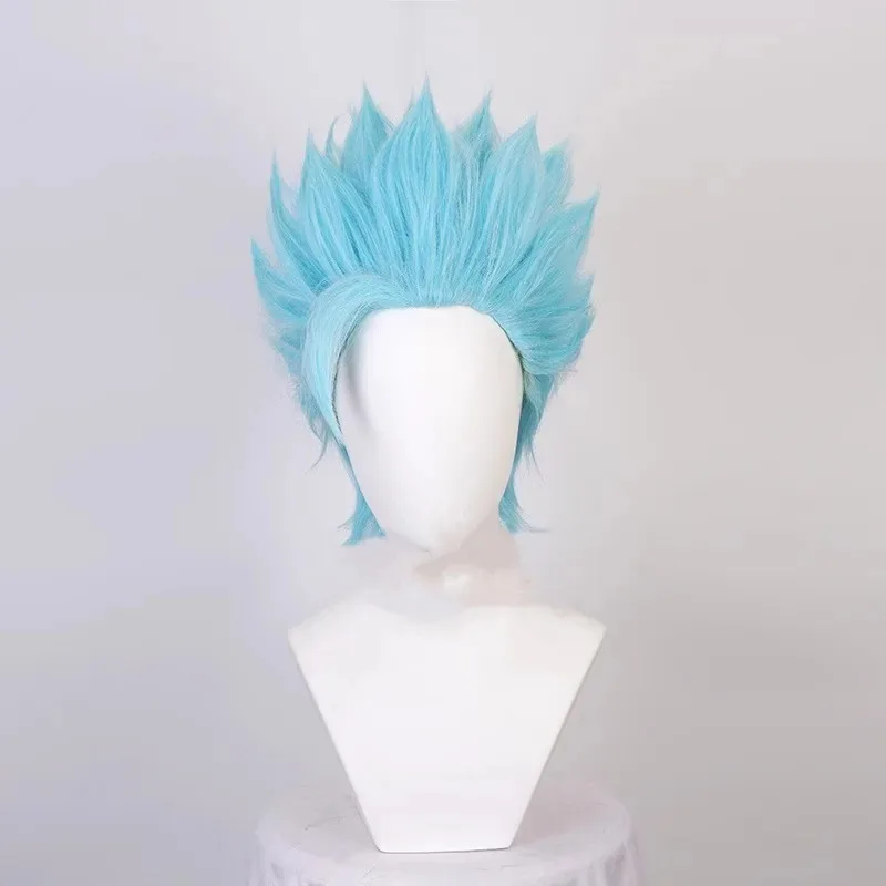 Anime siete pecados capitales: Prisioneros del cielo Ban disfraz de Cosplay abrigo largo rojo capa cinturón peluca hombre Halloween carnaval traje cm;5