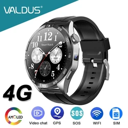 VALDUS VG52 Pro Smartwatch With HD Camera AMOLED WIFI GPS SOS NFC 2+16G Memory 4G Watch For Man Woman Kids Gift Sport Smartwatch
