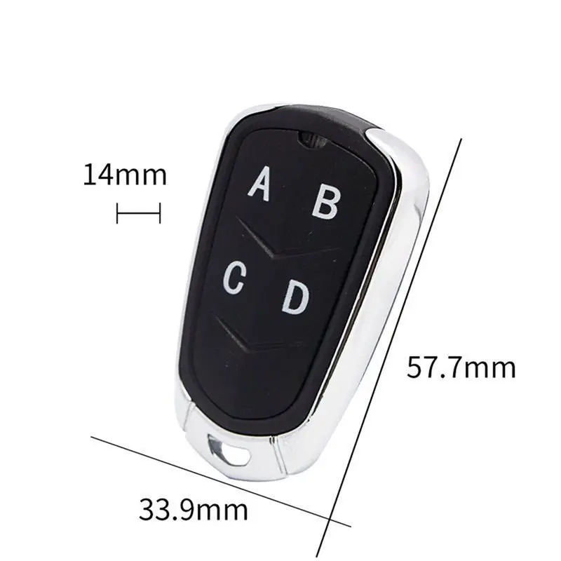 【CYBER MONDAY】Wireless Remote Control Cloner 433Mhz Rolling Code 10PCS 4CH For Electric Gate Garage Door