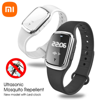 XIOAMI Ultrasonic Mosquito Repellent Bracelet Summer Outdoor Anti-Mosquito Wristband High-Tech M2 Time Display M20 Time Temp