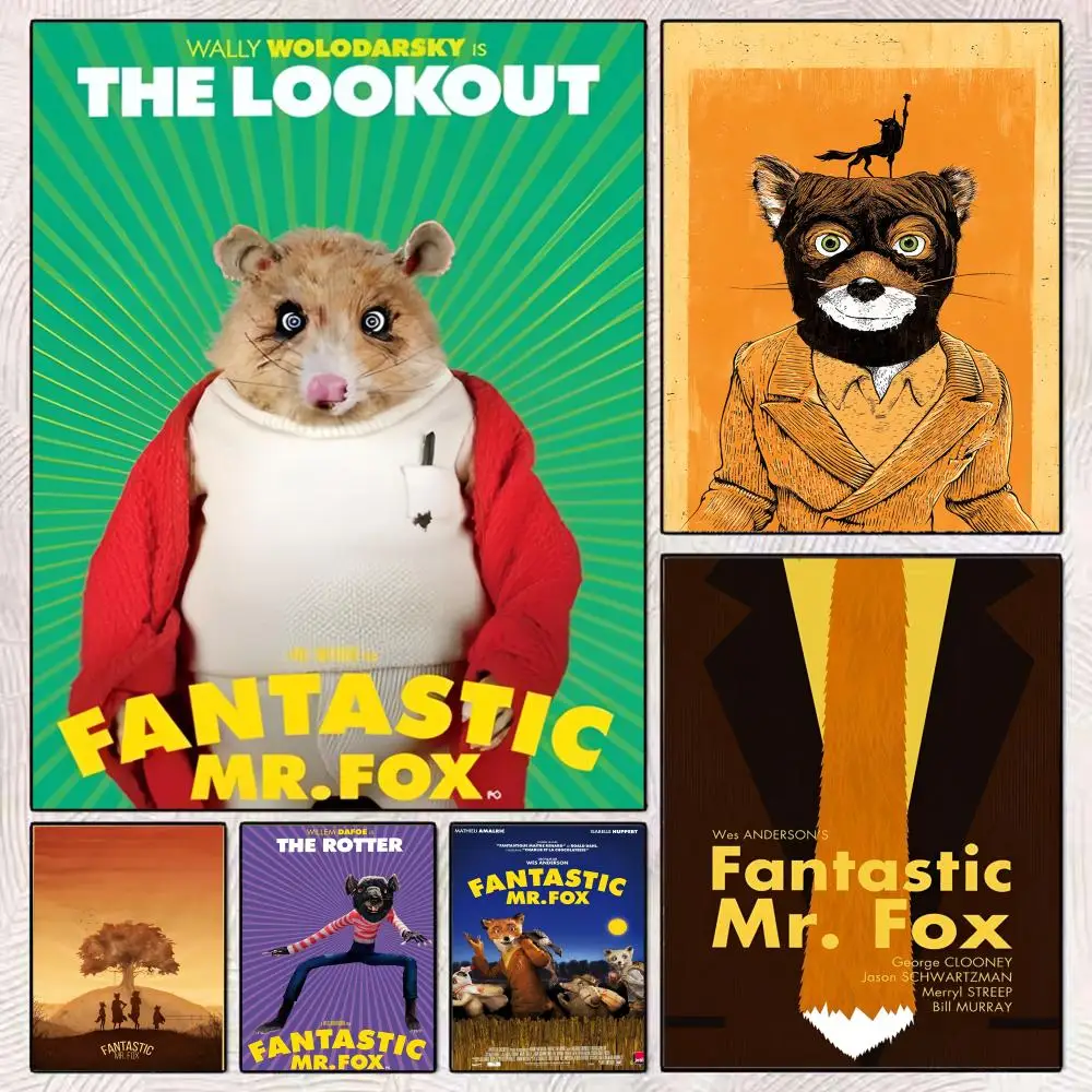 

Movie The Fantastic Mr. Fox Poster Holiday Gifts Designed For Home Restaurant Office Space Wall Art