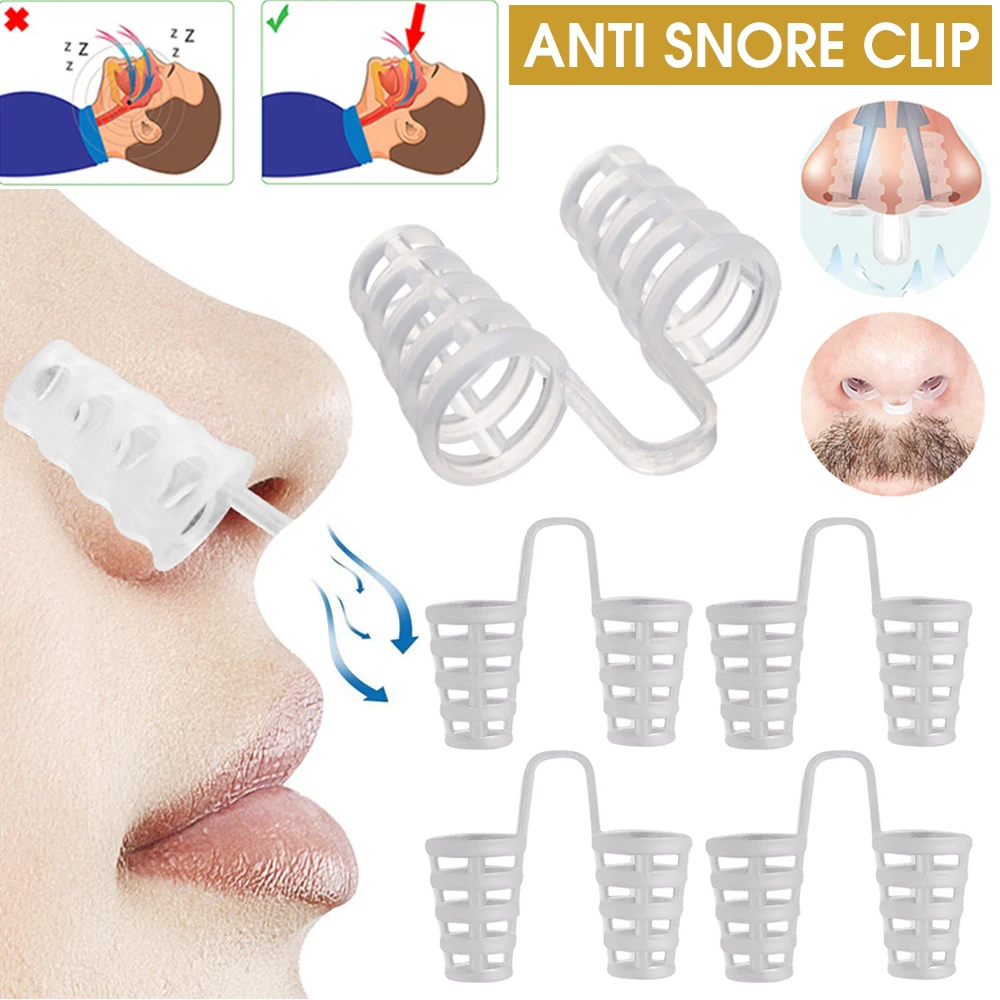 Nasal Dilator Anti Snoring Easy Breathe Nose Clip Stop Snore Silicone Aid