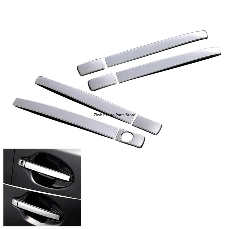 8 PCS ABS Chrome Side Door Handle Cover for Toyota Prius 30 2009 2010 2011 High Quality Car Styling External Accessories
