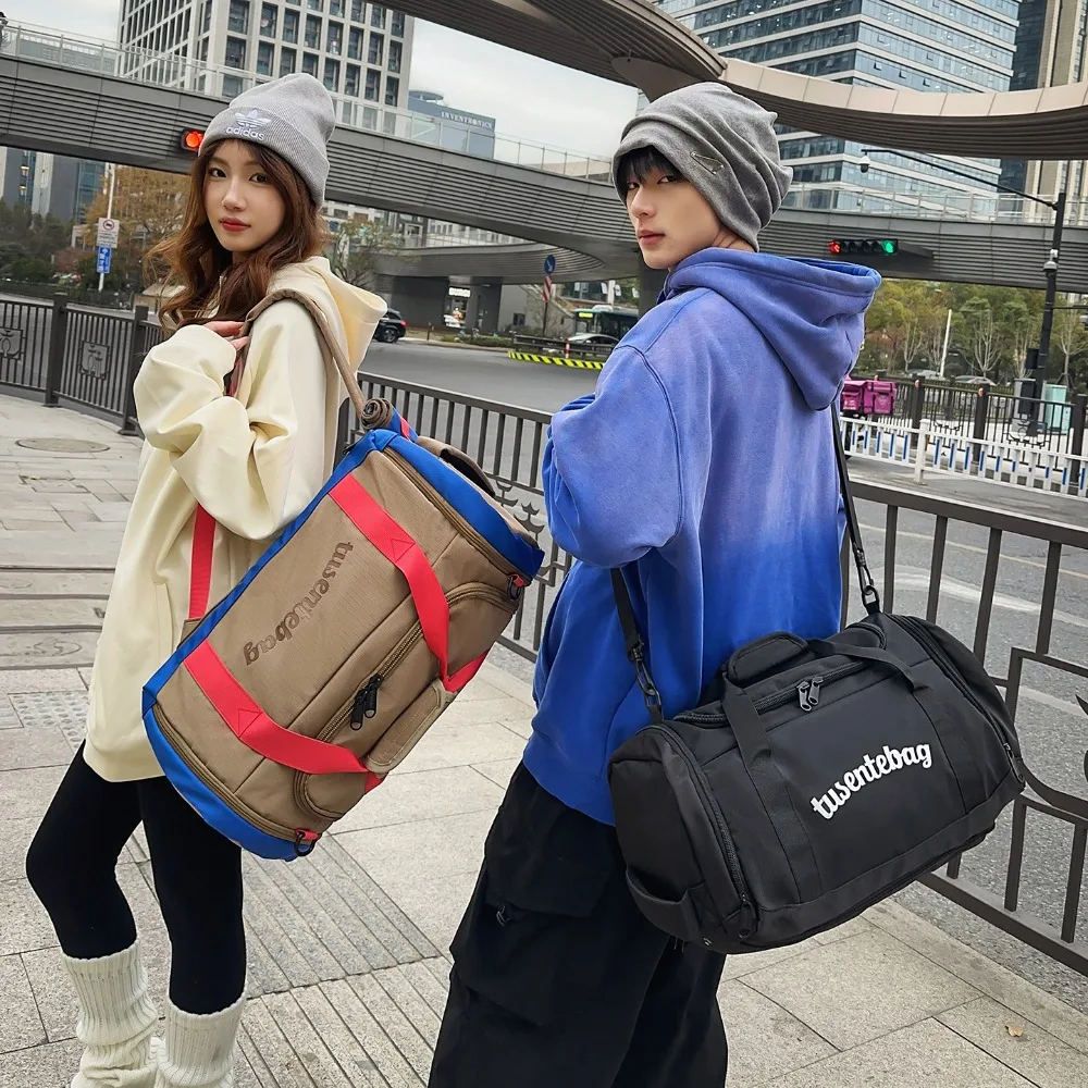 

Новая модная спортивная сумка для фитнеса и активного отдыха, вместительная дорожная сумка для коротких поездок, женская многофункциональная сумка-тоут