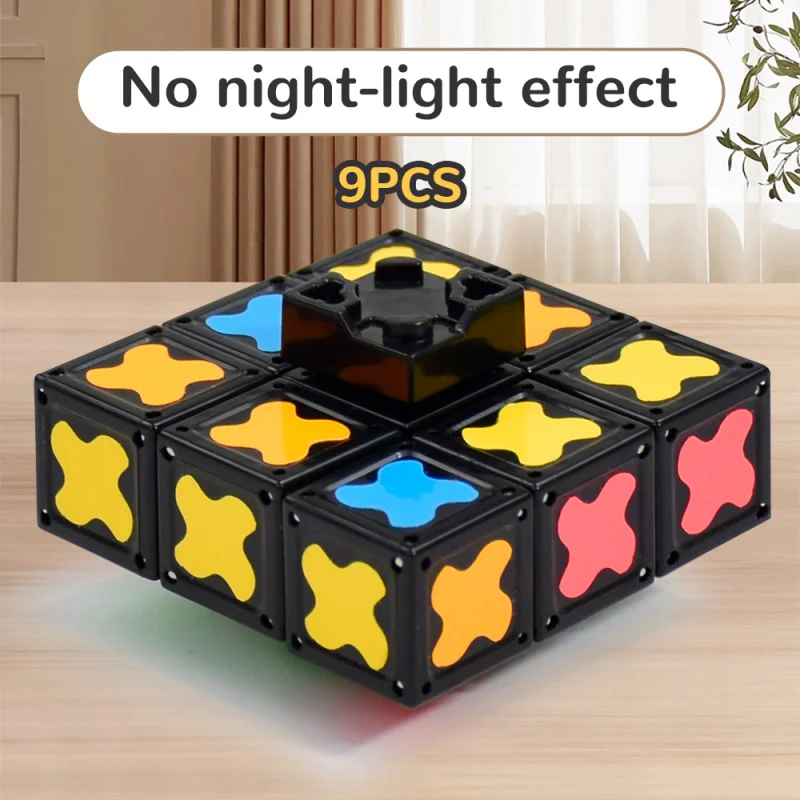 Magnetyczny Spinner Antystresowy – Transformujący się w Nieskończoną Kostkę, Sensoryczna Zabawka Redukująca Stres dla Dzieci, Kreatywny Prezent-Puzzle