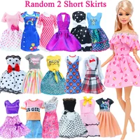 50 Pcs/Set Handmade Doll Clothes for 11.5'' Doll 2 Evening Gown Bikinis 3 Outfit 2 Mini Dress 10 Hangers 31 Accessories Kids Toy 3