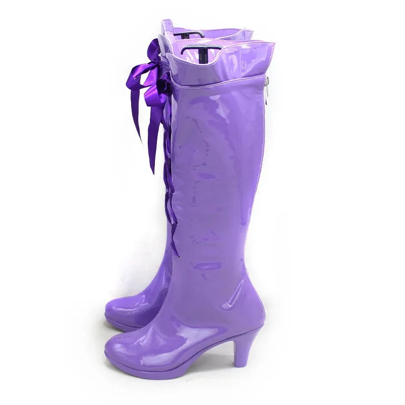 

25COSTomoe Hotaru Cosplay Shoes Saturn Cosplay Prop PU Leather Shoes Halloween Carnival Boots Custom Made