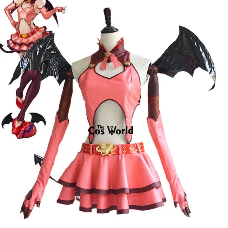 Miku Hallowmas Halloween Little Devil Heart Hunter Uniform Outfit Anime Cosplay Costumes