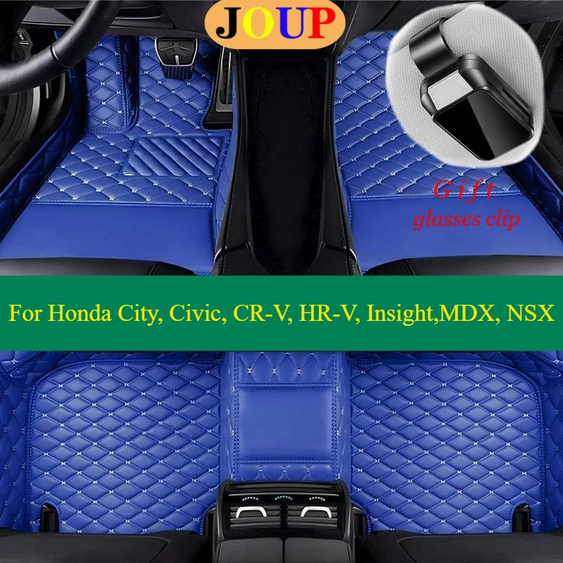 

For Honda City, Civic, CR-V, HR-V, Insight,MDX, NSX Car Floor Mats Custom All Weather Carpets Covers Left /Right Hand Drive