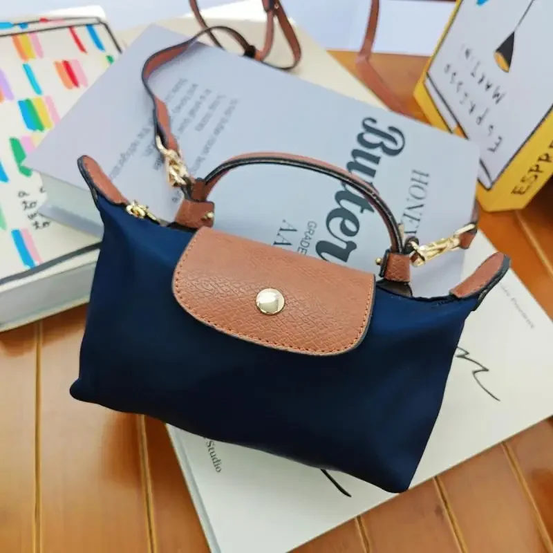 French style women\'s high-quality Longxiang bag mini shoulder crossbody dumpling bag versatile and fashionable handbag