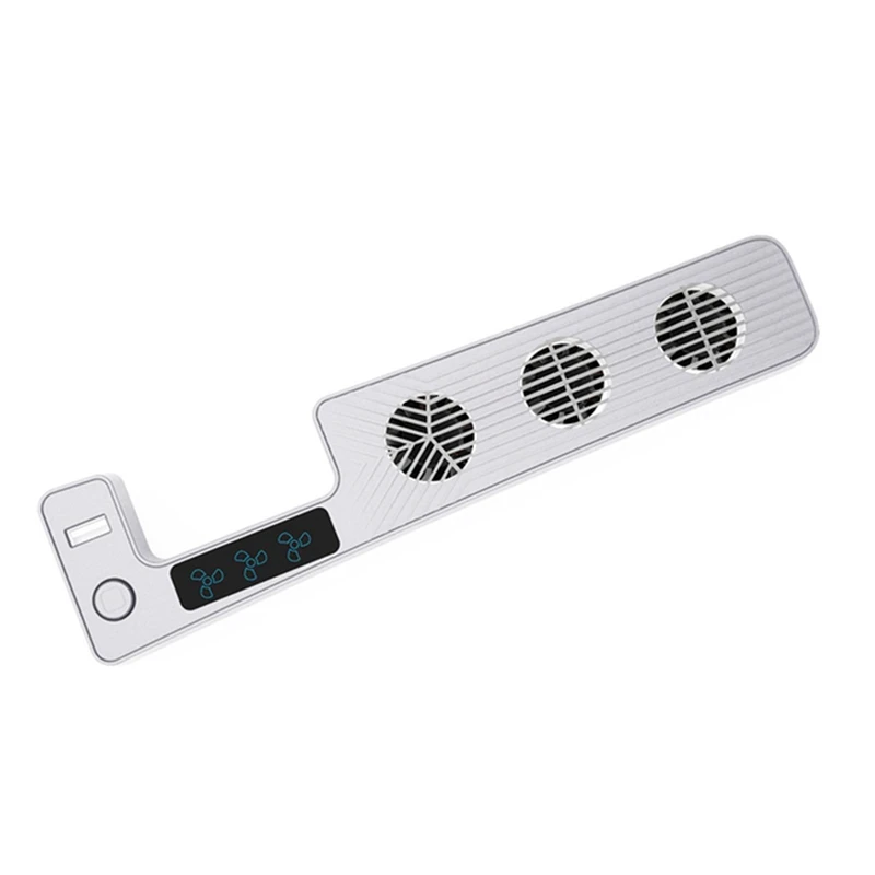 

For PS5 Cooling Fan Console Rear Cooling Fan 9500RPM Air Cooler With 3 Fans Speed For PS Slim Console Cooling Cooler