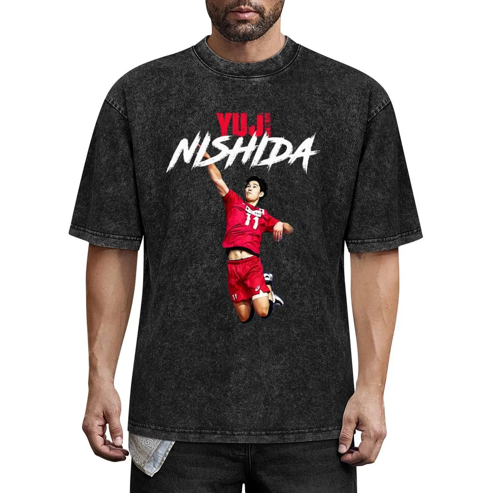 

Yuji Nishida Japan Volleyball T-Shirt quick-drying cotton man t-shirts rapper graphic tees t shirts men