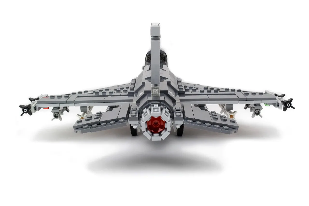 MOC Military USAF Air Force F16C fighting falcon Building Blocks bricks model toys gifts