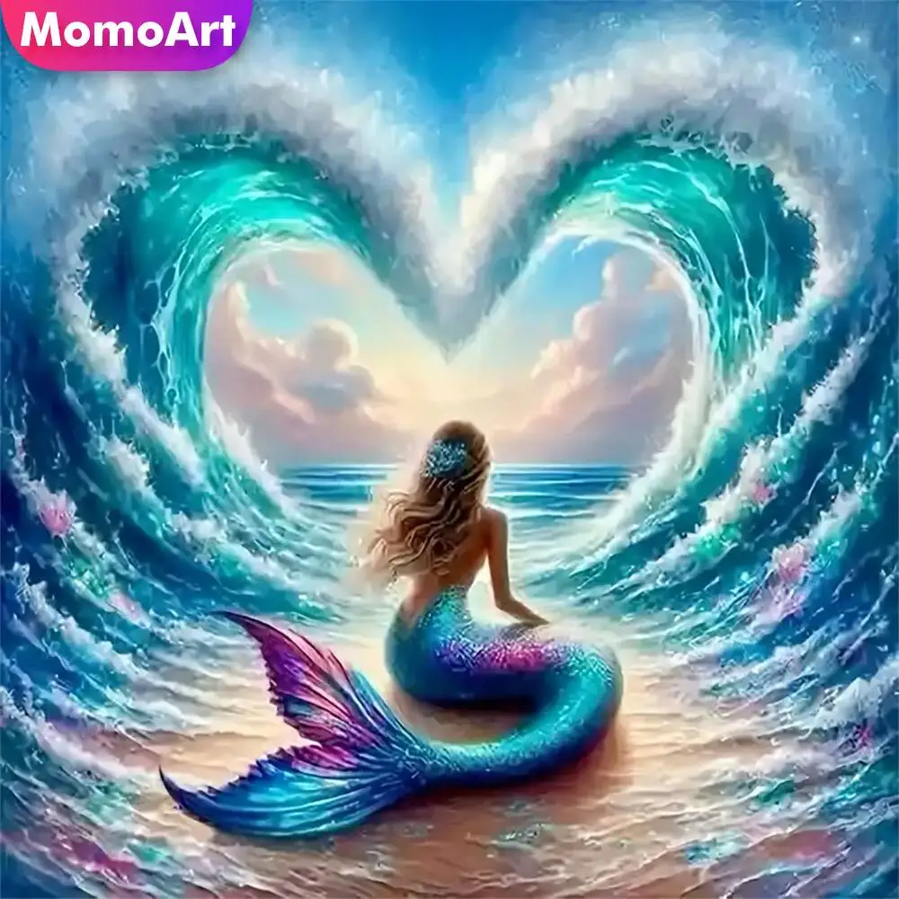 Momoart Bär Diamant Mosaik Tier voller Runde Diamant Malerei Mond Stickerei neue Ankunft handgemachte Hobby