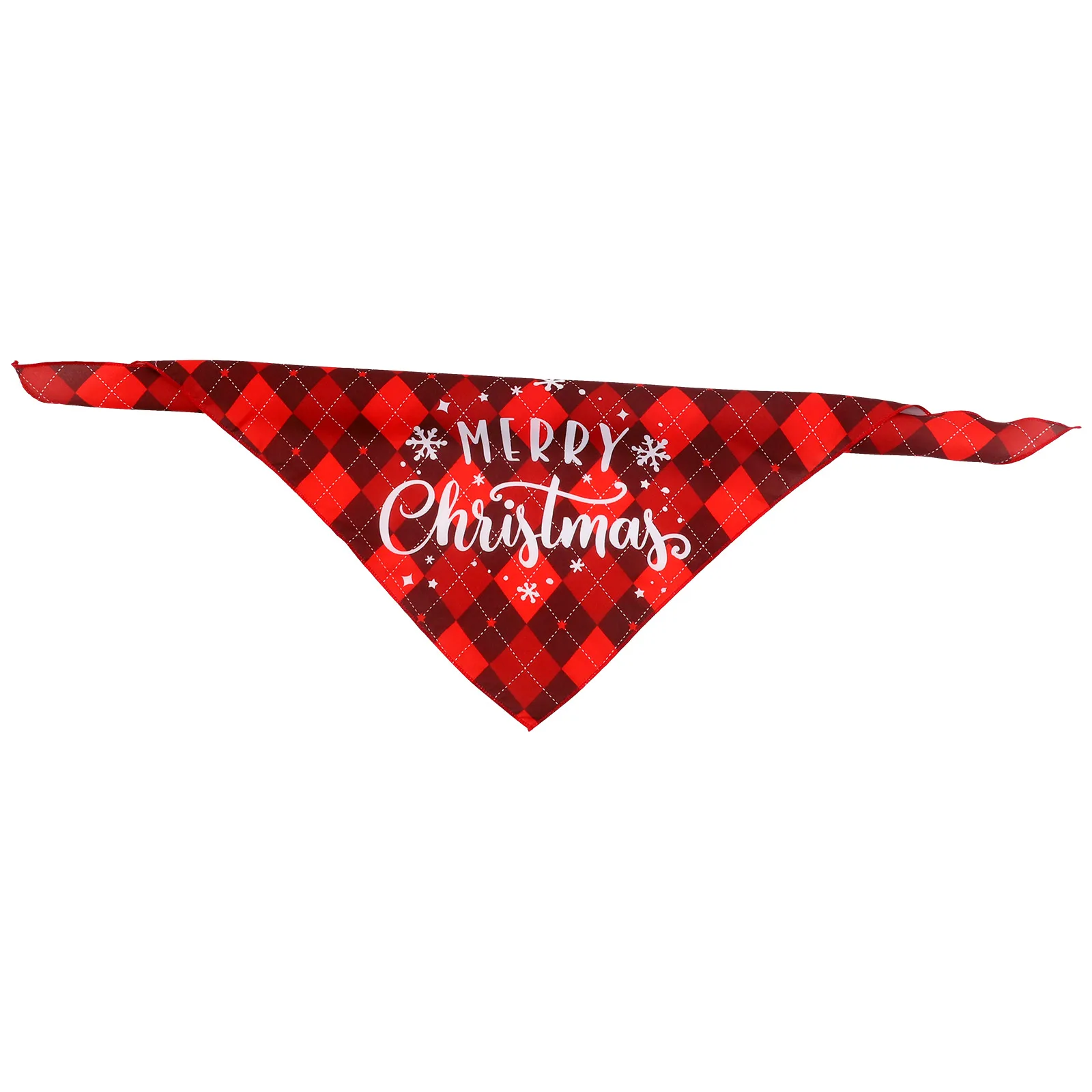 

Christmas Dog Saliva Towel Soft Bandana Pet Scarf Bib Holiday Puppy Accessories Triangle Drool Cloth Xmas Dog Wear