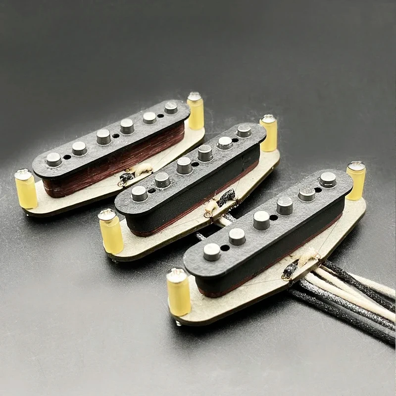 Alnico 3 Vintage Staggered ST-Style Electric Guitar Pickup Handmade SSS 50's Sound Style Electric Anico III Guitar Pickup