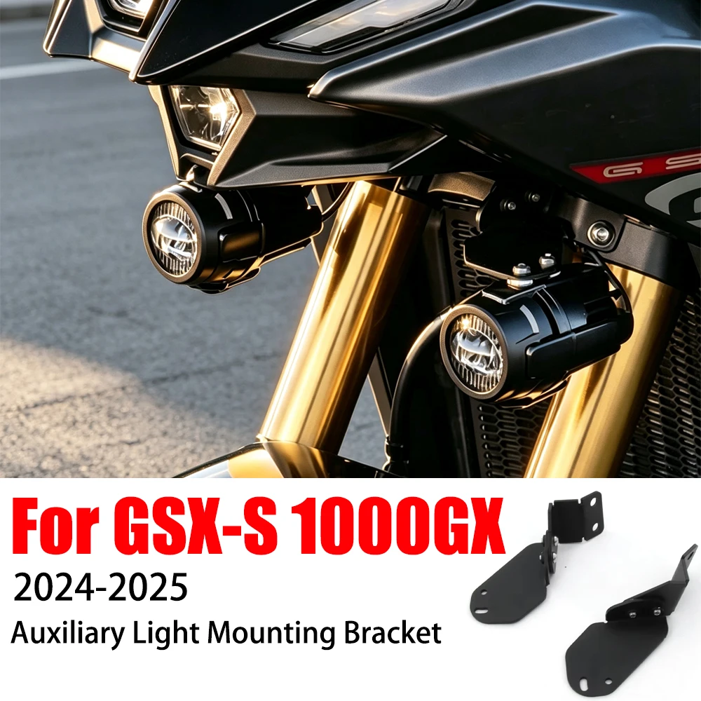 GSX1000 S1000GX S 1000 GX For Suzuki GSX-S 1000GX 2024-2025 Fog Light LED Bracket Kit Motorcycle Auxiliary Lights Holder Support