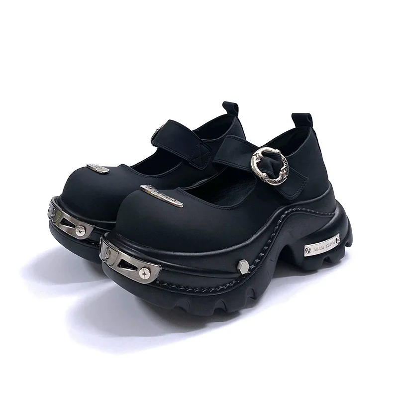 

Mary Jane Shoes For Woman y2k Gothic Lolita Cute Ballet Women's Flats And Loafers Platform Luxury Vintage Designer Shoes