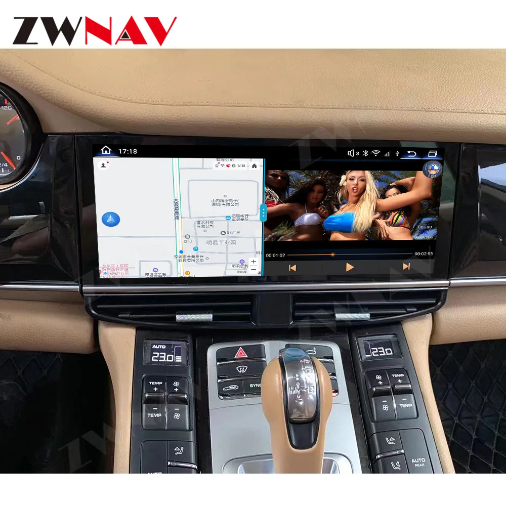 

Android 13 Carplay 12.3 inch Touch Screen For Porsche Panamera GPS Navigation WIFI 4G Car Multimedia Player Head Unit Auto