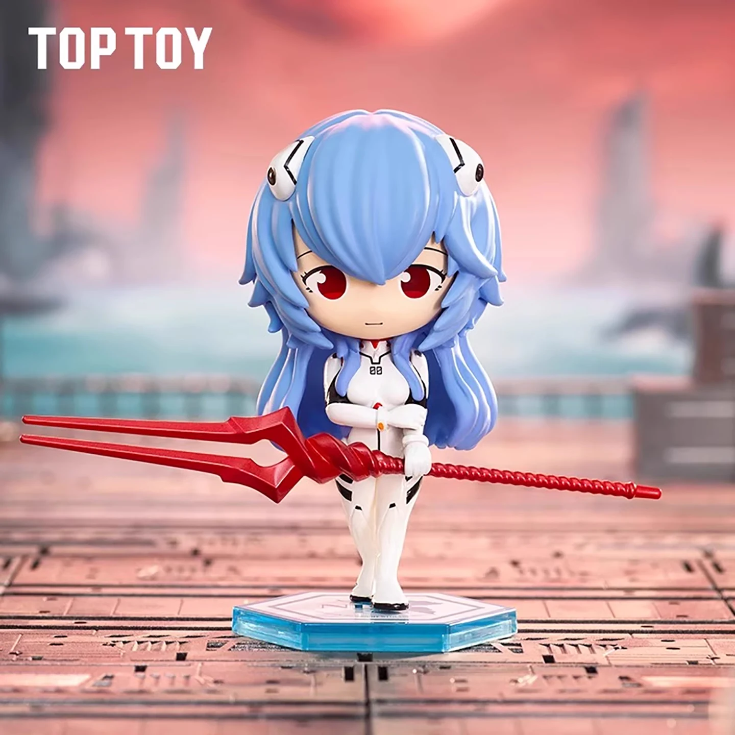 Toptoy Neon Genesis Evangelion Eva Serie di armi Scatola cieca Asuka Mano Ornamento Giocattolo Regalo per collezionisti Scatola cieca alla moda