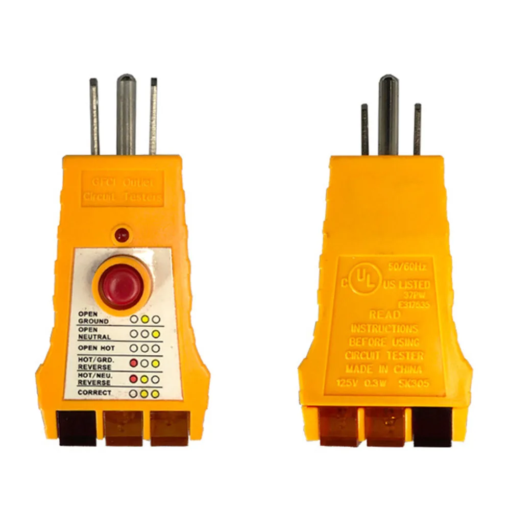 Handy Socket Safety Tester  Ensures Accurate Diagnosis of Electrical Socket Issues  Essential Tool for Professionals