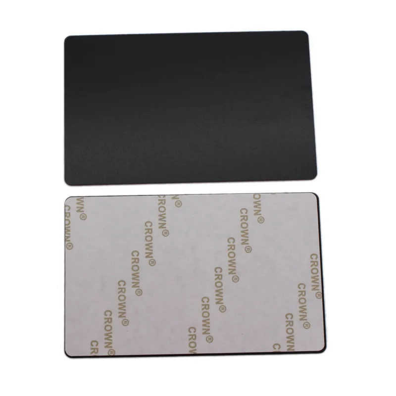 Imagem -05 - Metal Cartão de Visita 0.2 mm Espessura Liga de Alumínio em Branco Cartão Faça Você Mesmo Impressão a Laser Placa de Identificação Volta Adesivo Estilo 100 Peças em Branco