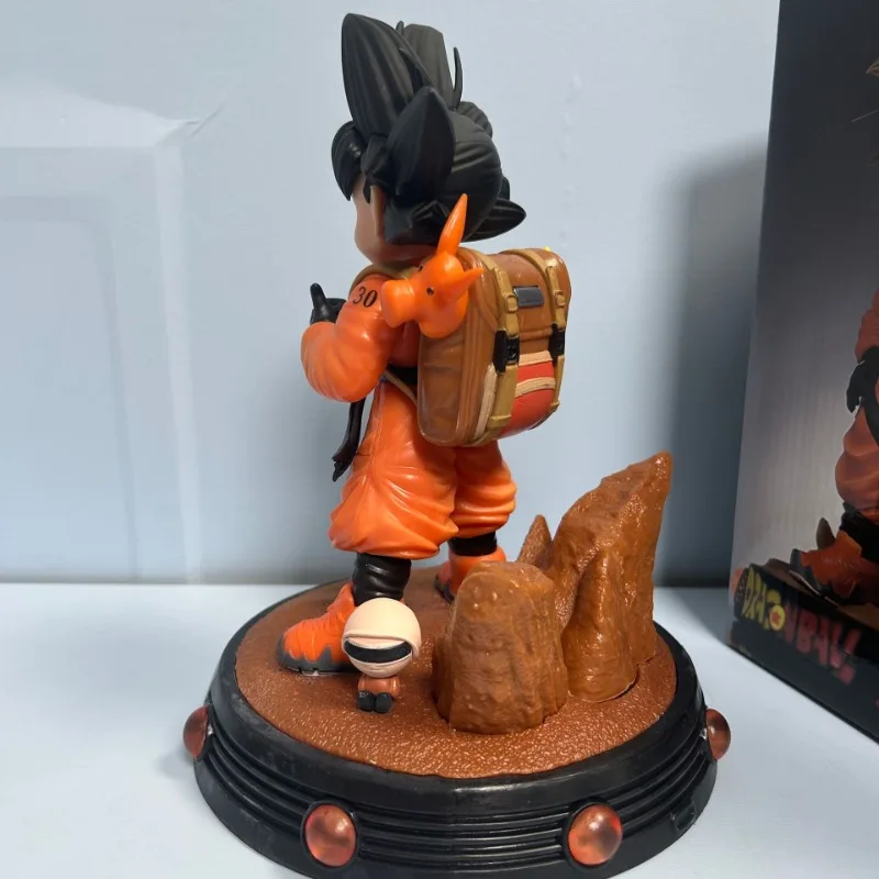 21cm Dragon Ball Z Anime Super Saiyan Travel Son Goku Figurki akcji PVC Rzeźba Seria Kolekcja Ozdoby na biurko Zabawki