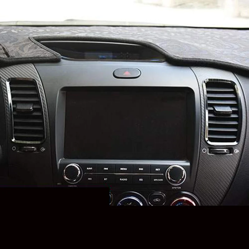 Car Dashboard Center Air Vent Trim Outlet Frame for Kia K3 Cerato 2012 2013 2014 2015 2016 2017 2018 Forte Accessories Styling