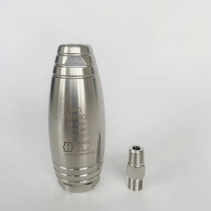 

Stainless Steel Turbo Nozzle Durable Tungsten Steel Core High Pressure Surface Cleaning Nozzle