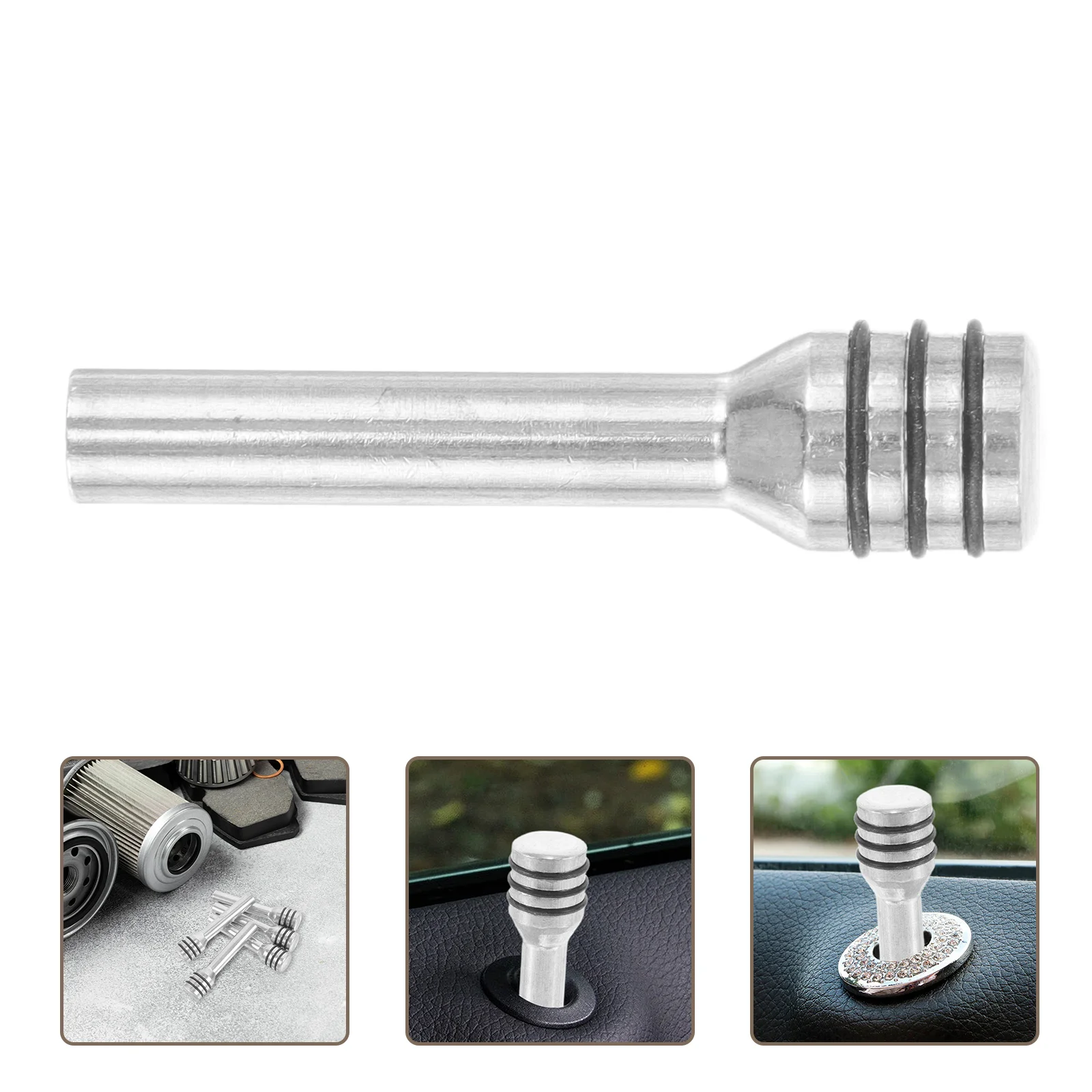 

8pcs Aluminum Alloy Car Door Lock Knobs Durable Decorative Pull Pins For Vehicles Suv Auto Interior Accessories Universal
