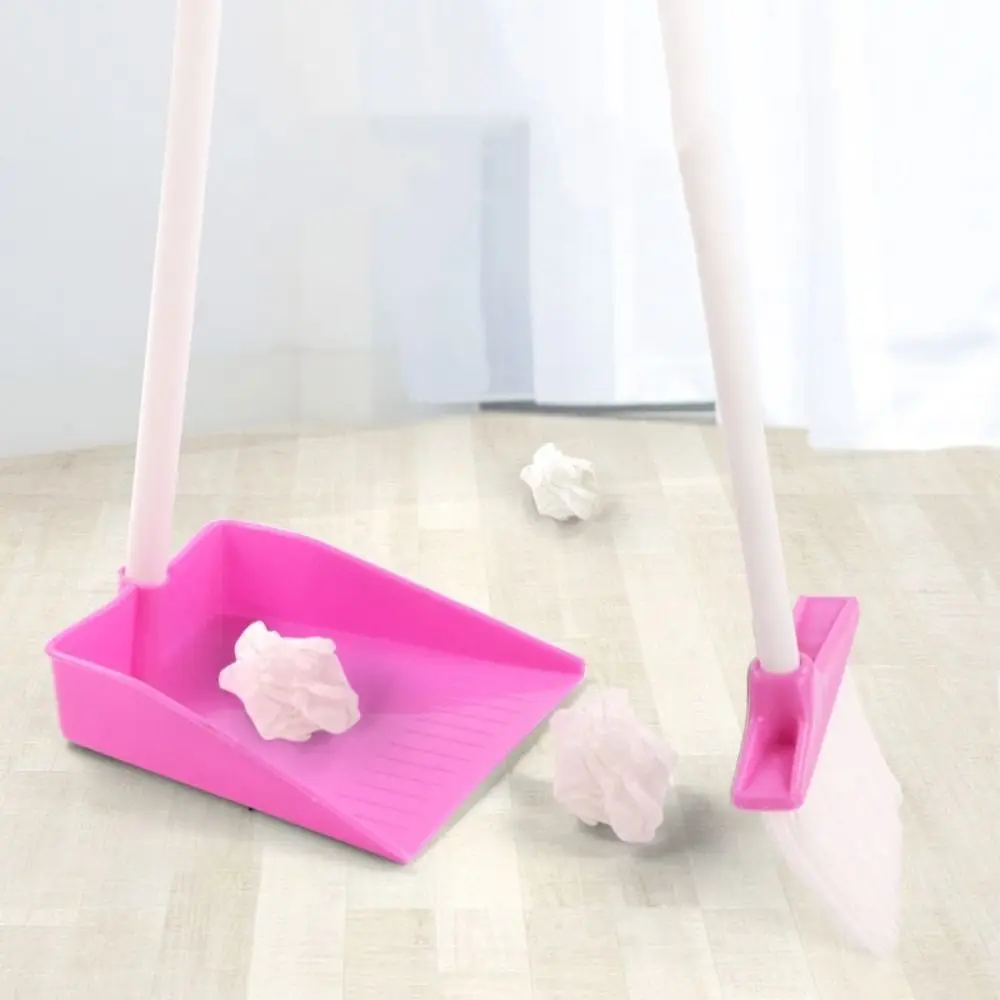 Kit de nettoyage pour enfants, balai, brosse, serpillière, outils de jeu d'imitation, jeu de rôle, ensemble de jeu de ménage