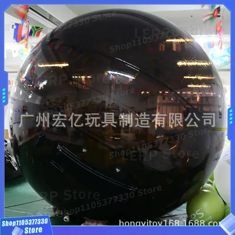 Giant PVC Inflatable Mirror Ball Reflective Decoration Prop for Shopping Mall Advertising Display Hanging Refractive Balloon
