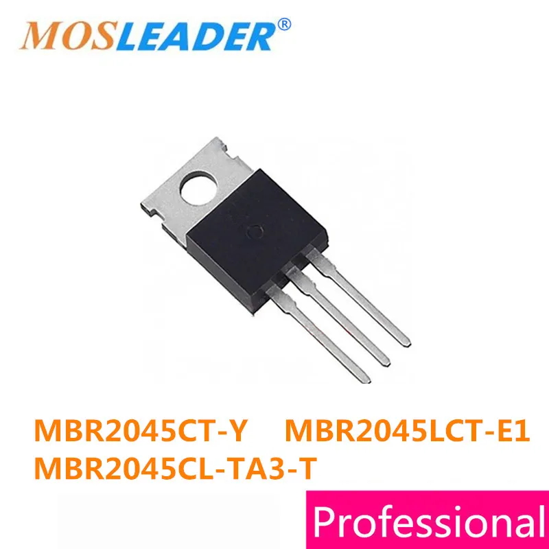 Mosleader 50pcs TO220 MBR2045CT-Y MBR2045LCT-E1 MBR2045CL-TA3-T High quality Schottky