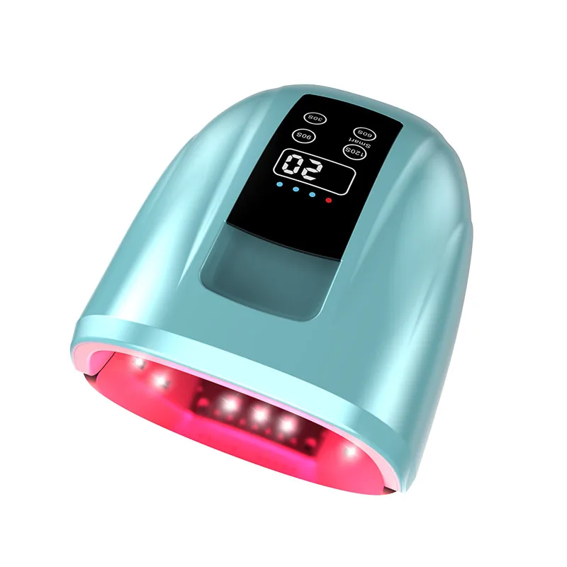 Secador de Gel UV LED Profesional, lámpara de uñas recargable, inalámbrica, para salón de manicura, 90W