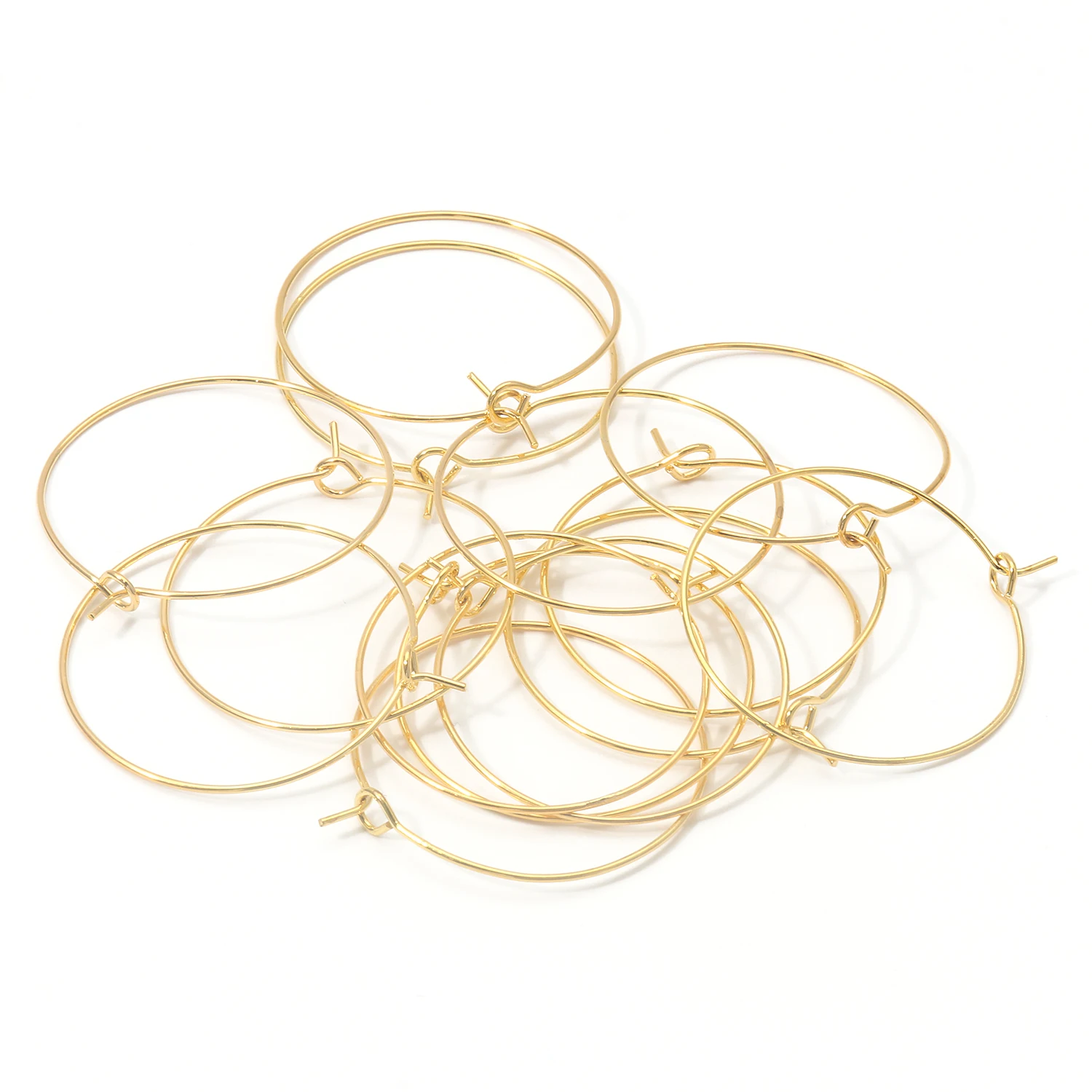 Lote de 50 Piezas de Aros de A - Jewelry Making Gold Wire reseña y precio