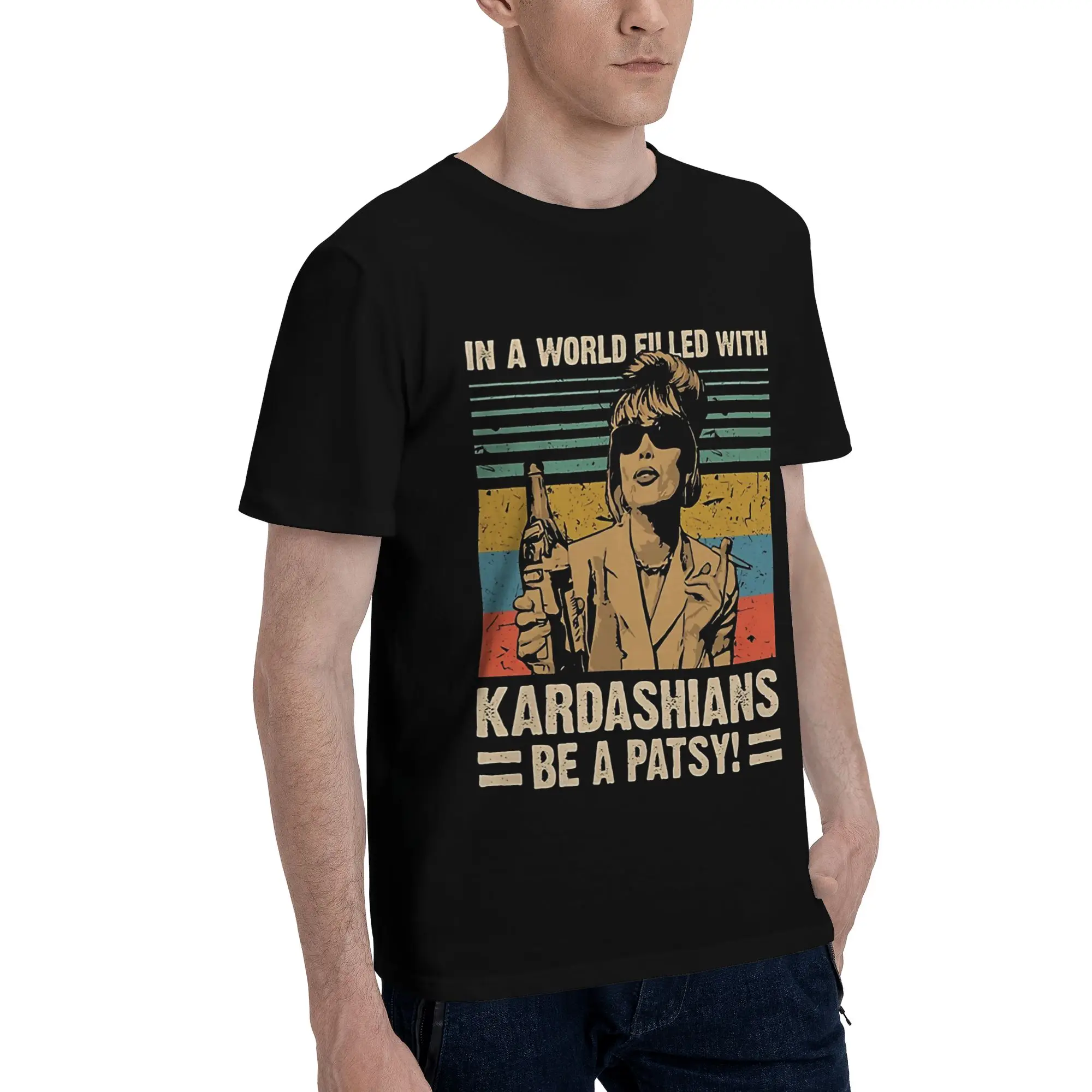 Mens Womens patsy stone Shirt Cotton Graphic Print Tee Shirts  Top Clothing