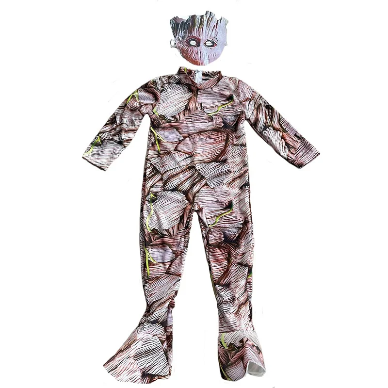 Movie Guardians Man Halloween Costumes of The Galaxy Groot Baby Cosplay Bodysuit Boys Jumpsuits Girls Carnival Party Clothing