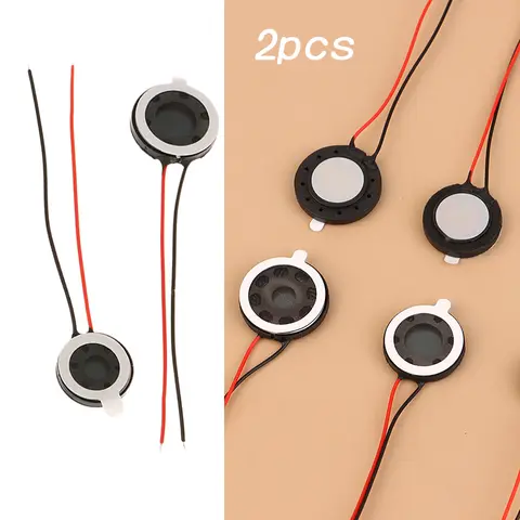 2Pcs 1W Speaker 8ohm 15MM/18MM/20MM Loud Speakers Tablet Mobile Phone Trumpet Horn Small Loudspeaker Audio