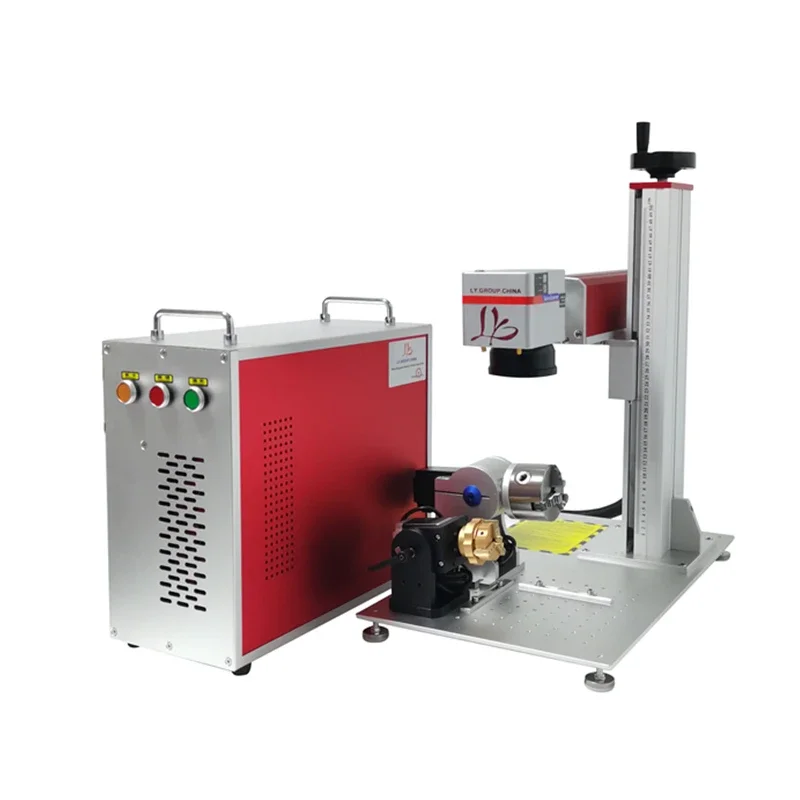 

LY 30-60W Optical Fiber Laser Marking Machine CO2 UV Metal Pipe Ultraviolet Ray Purple Cold Light for Metal Wood Acrylic Leather